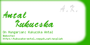 antal kukucska business card